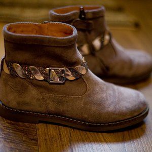 Pom d'Api PARIS girls boots bootie size 1.5 size 2 EU 33 worn ONE time $200